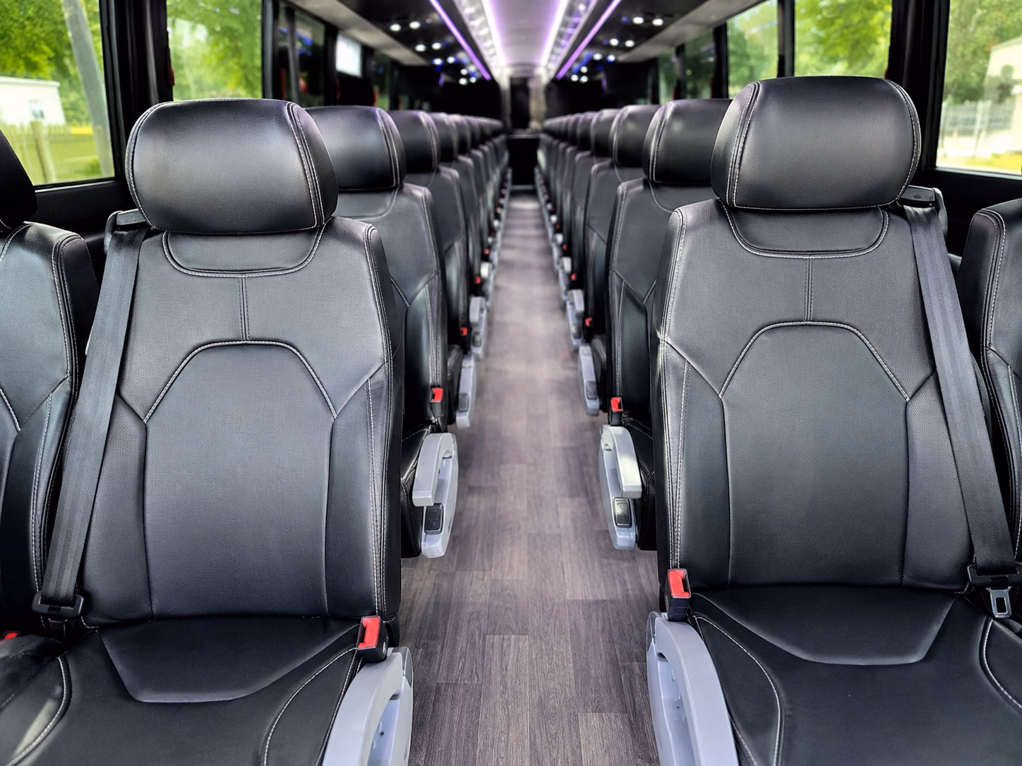 columbus sporting event transportation onboard seating