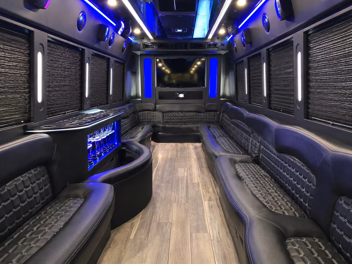 with a party bus the concert starts before you arrive